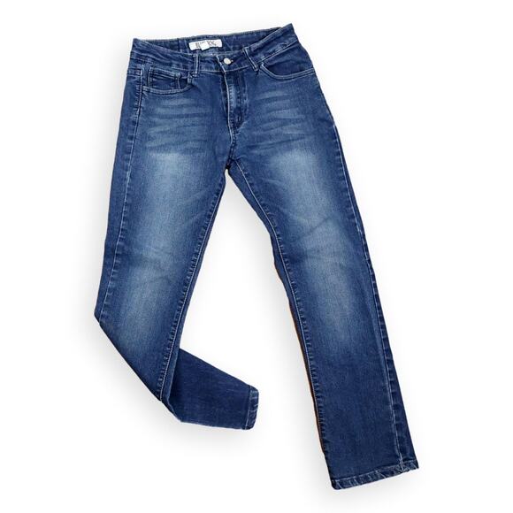 Blue Rag Girls Blue Denim Medium Wash Jeans 14 - Picture 1 of 11